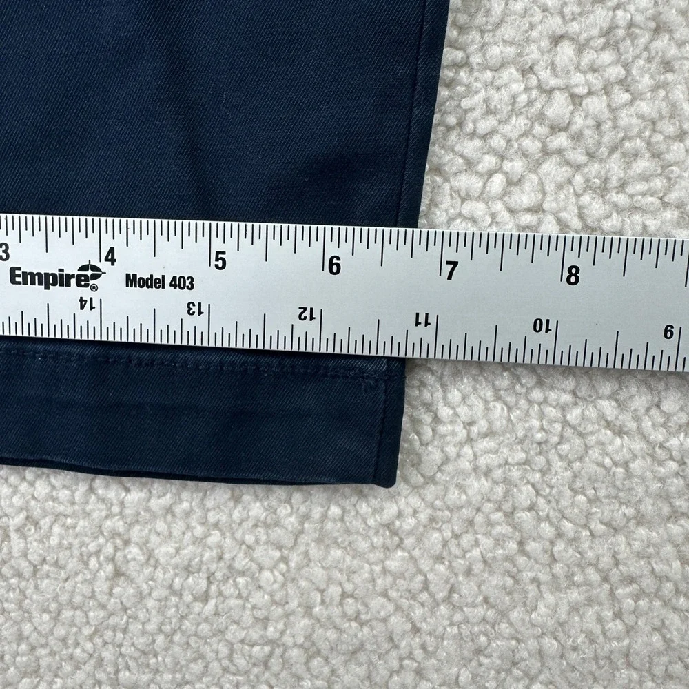 Banana Republic Lived-In Chino Pants Mens 30x30 Navy Athletic Fit Tapered New